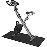 SONGMICS Bicicleta Estática- Bicicleta Fitness- Entrenador Plegable Indoor- 8 Niveles de Resistencia Magnética- con…